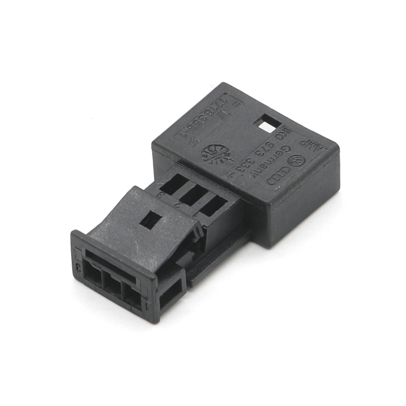 9-968700-1 Black 2-way Receptacle Assembly
