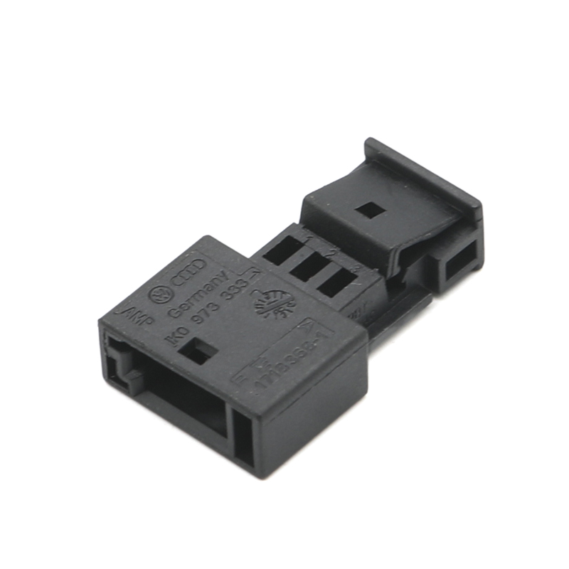 9-968700-1 Black 2-way Receptacle Assembly