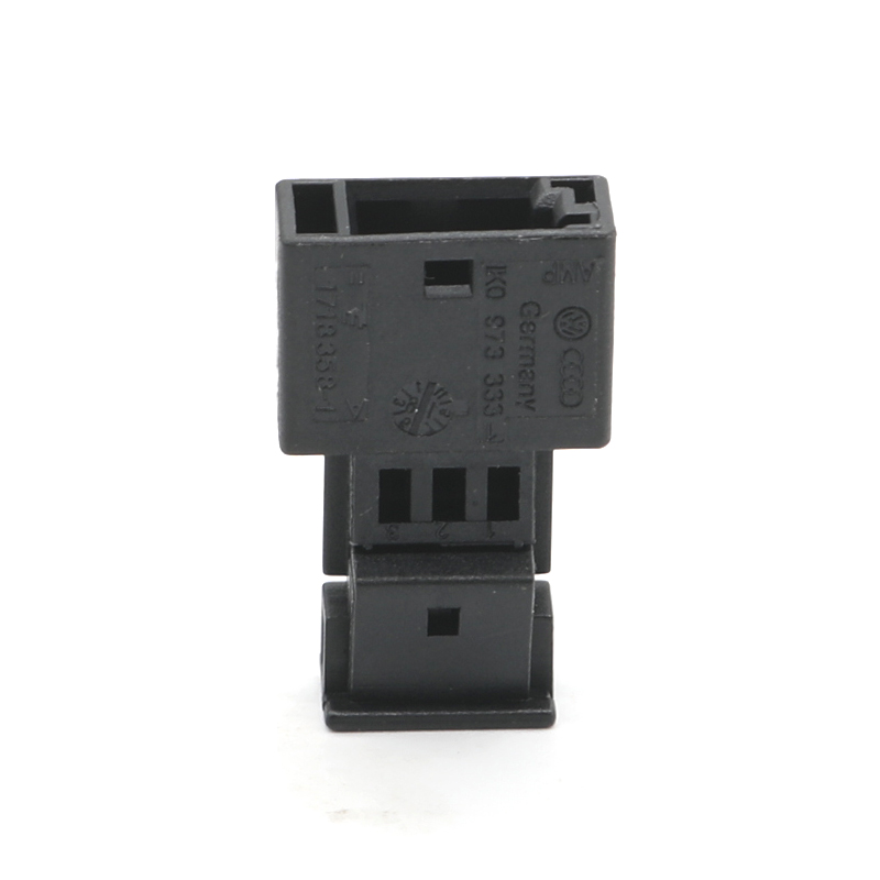 9-968700-1 Black 2-way Receptacle Assembly