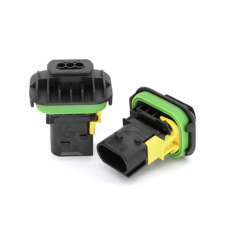 1-1703843-1 3-Way Plug (Male) Automotive Connector