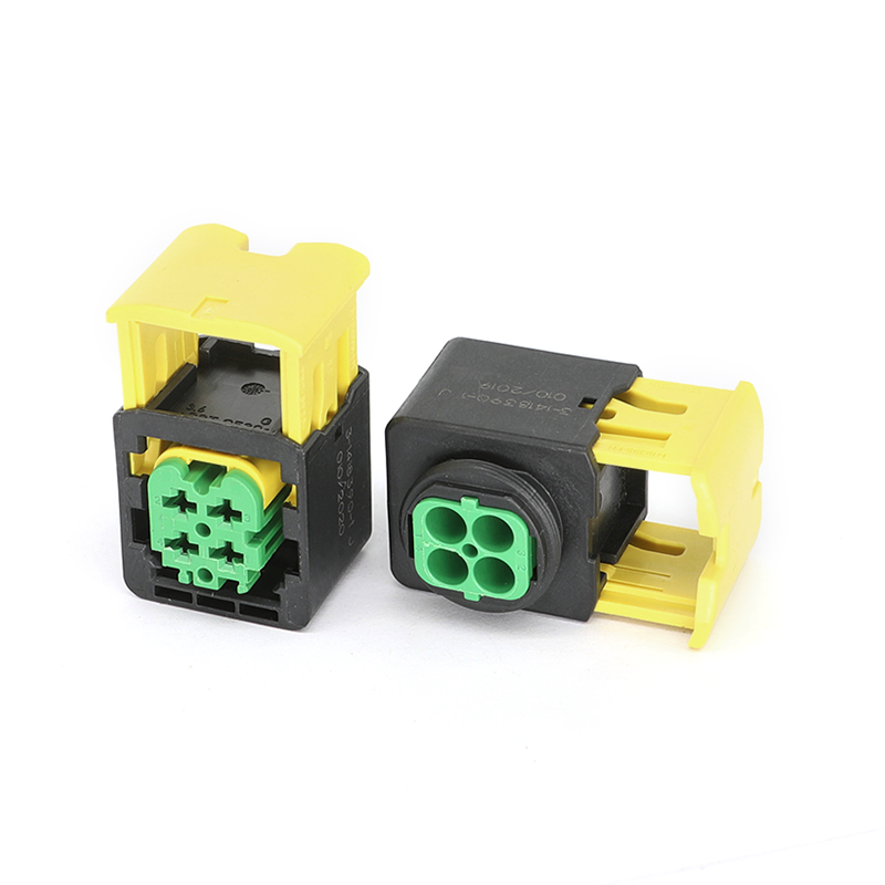 3-1418390-1 4-Way Receptacle (Female) Automotive Connector